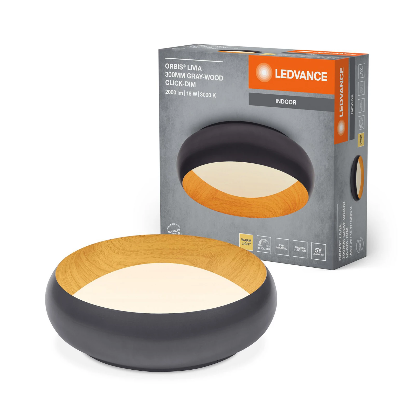 Plafón LED LEDVANCE ORBIS LIVIA