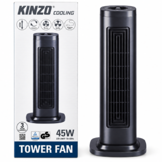 Ventilador de torre KINZO Cooling 3 velocidades NEGRO