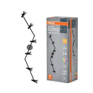 Lámpara de techo OSRAM LED SPOT Negra