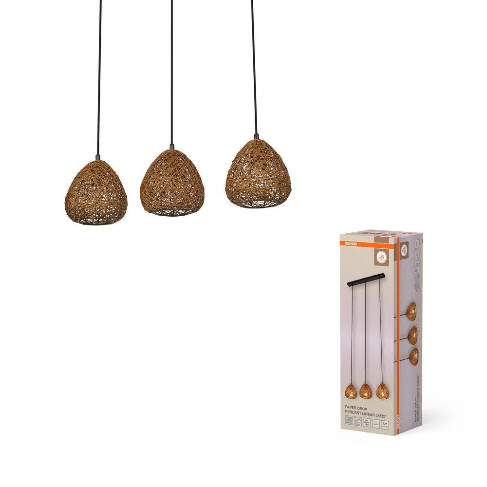 Lámpara de techo colgante OSRAM DECOR PAPER DROP
