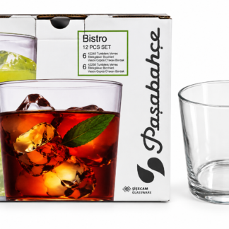 Set de 12 Vasos Bistro Paşabahçe