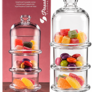 Tarros de cristal apilables Paşabahçe Villa Patisserie