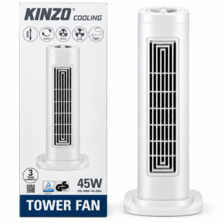Ventilador de torre KINZO Cooling 3 velocidades BLANCO