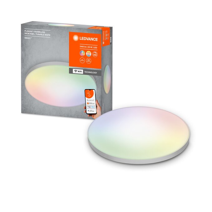 Plafón LED Inteligente LEDVANCE 30 cm – RGB + Luz Blanca