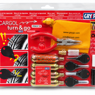 Kit reparapinchazos para moto y coche GRYPP
