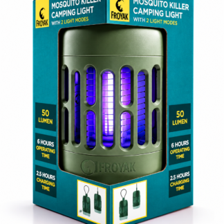 Lámpara Antimosquitos Froyak Recargable USB-C con Luz LED